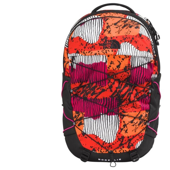 The North Face Borealis Women\'s Backpack School Bag Fiery Red Abstract main image 5